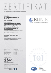 DIN-ISO Zertifikat