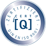 iQ-Cert Zerifiziert DIN EN ISO 9001